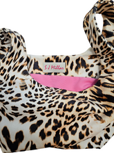 Load image into Gallery viewer, Leopard Print Velvet Knot Bag
