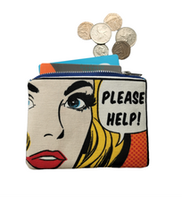 Load image into Gallery viewer, Pop Art Purse-Please Help
