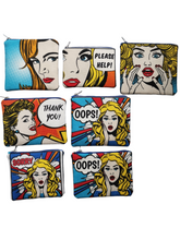 Load image into Gallery viewer, Pop Art Purse-Please Help
