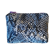 Load image into Gallery viewer, Velvet Snakeskin Coin Purse
